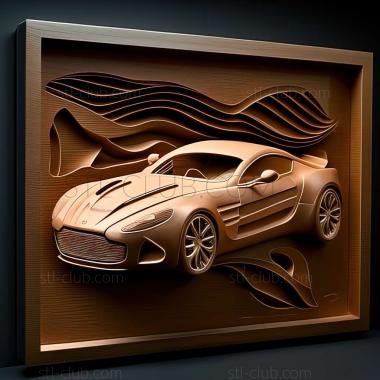 3D model Aston Martin One 77 (STL)